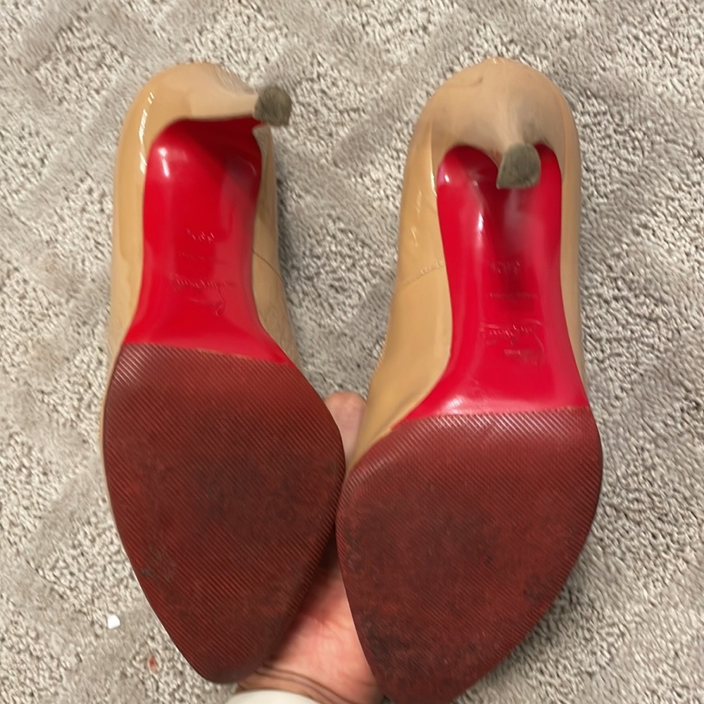 Authentic Christian Louboutin heels. Great for work! I have tan and black! - Picture 2 of 5
